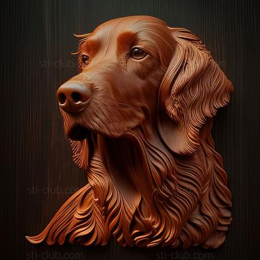 3D model st Scottish Setter dog (STL)